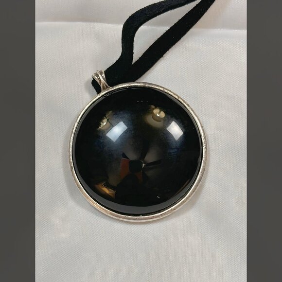 Triumph Motorcycle Lucky Necklace Heavy Medallion Adjustable Unisex Vintage HTF - Picture 7 of 9